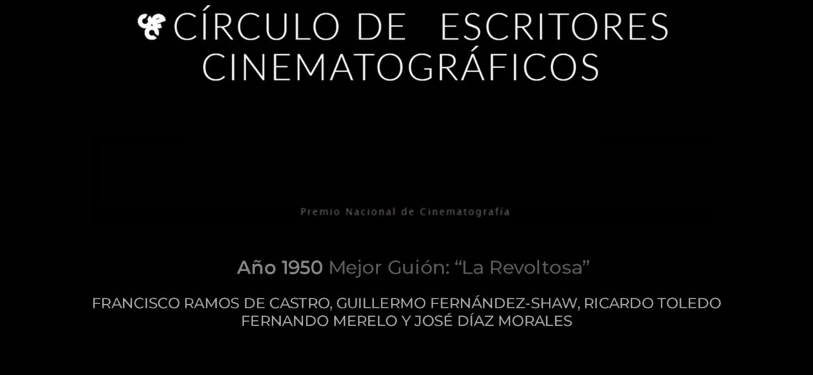 PREMIO DEL CÍRCULO DE ESCRITORES CINEMATOGRÁFICOS (1950)